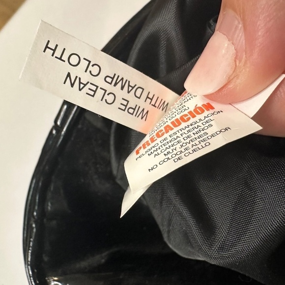 Disney Mickey patent vinyl and canvas tote - Picture 7 of 7